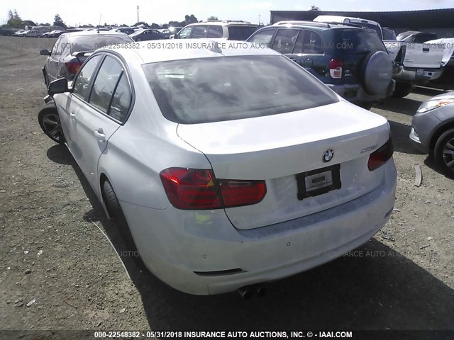 WBA3C1C53FK119317 - 2015 BMW 328 I SULEV WHITE photo 3