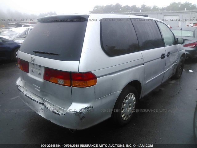 5FNRL18563B115261 - 2003 HONDA ODYSSEY LX GRAY photo 4