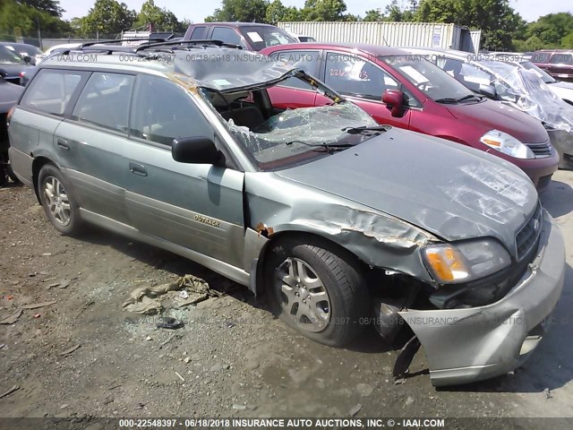 4S3BH675837623044 - 2003 SUBARU LEGACY OUTBACK AWP 绿色 照片 1