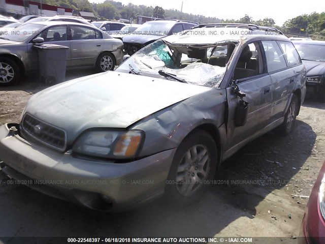 4S3BH675837623044 - 2003 SUBARU LEGACY OUTBACK AWP 绿色 照片 2