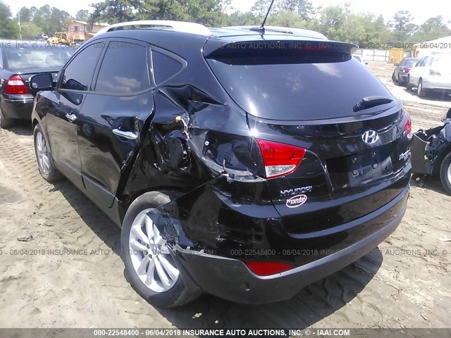 KM8JU3AC3CU403191 - 2012 HYUNDAI TUCSON GLS/LIMITED შავი ფოტო 3