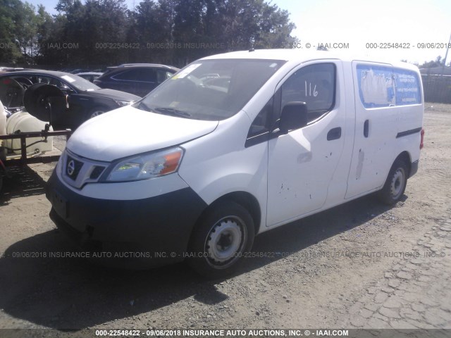 3N6CM0KN7DK693896 - 2013 NISSAN NV200 2.5S/2.5SV WHITE photo 2