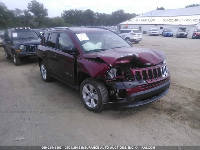 1C4NJCBA6GD633759 - 2016 JEEP COMPASS SPORT 红色 照片 1