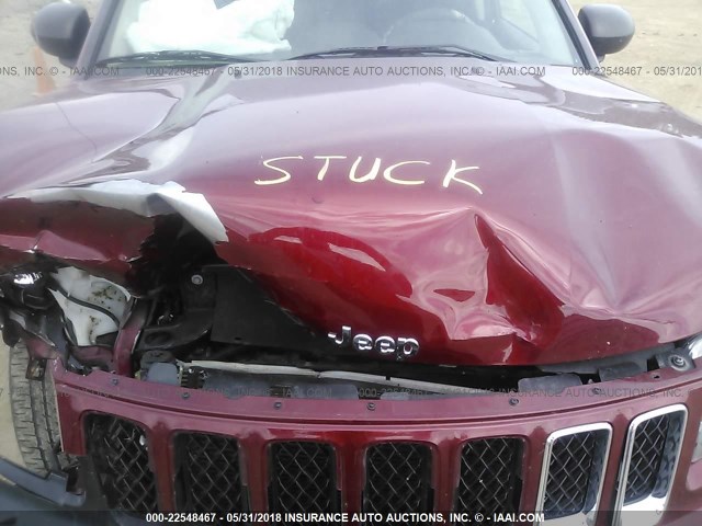 1C4NJCBA6GD633759 - 2016 JEEP COMPASS SPORT 红色 照片 10