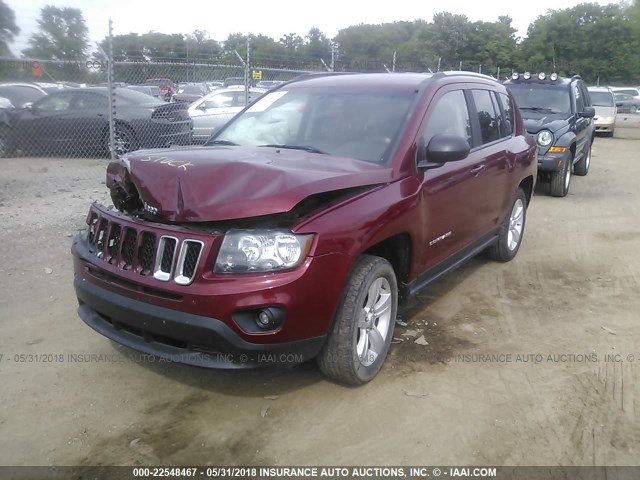 1C4NJCBA6GD633759 - 2016 JEEP COMPASS SPORT 红色 照片 2
