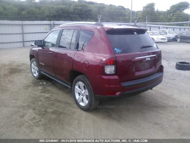 1C4NJCBA6GD633759 - 2016 JEEP COMPASS SPORT 红色 照片 3