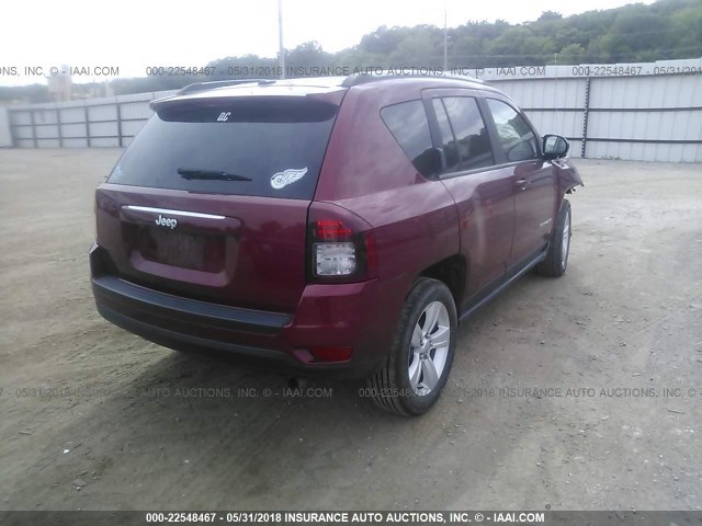 1C4NJCBA6GD633759 - 2016 JEEP COMPASS SPORT 红色 照片 4