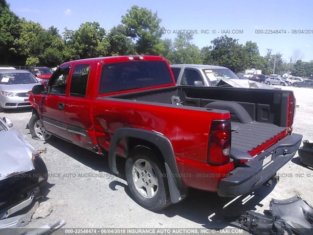 2GCEK19B551396237 - 2005 CHEVROLET SILVERADO K1500 RED photo 3