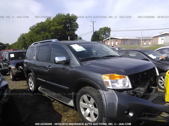 5N1BA0NDXBN616422 - 2011 NISSAN ARMADA SV/SL/PLATINUM GRAY photo 1