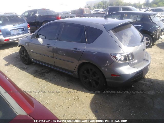 JM1BK343881102841 - 2008 MAZDA 3 HATCHBACK GRAY photo 3