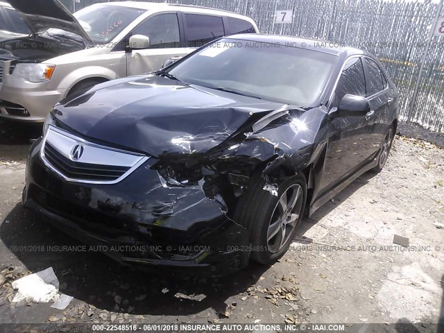 JH4CU2F83DC006923 - 2013 ACURA TSX SE BLACK photo 2