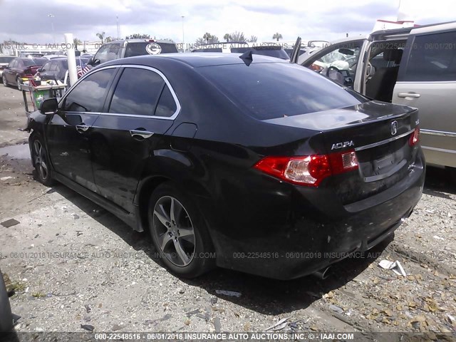 JH4CU2F83DC006923 - 2013 ACURA TSX SE BLACK photo 3