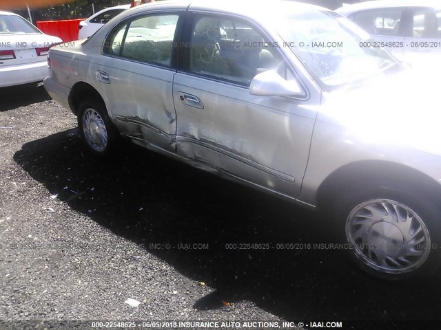 1LNLM97VXVY647369 - 1997 LINCOLN CONTINENTAL  金色 照片 6