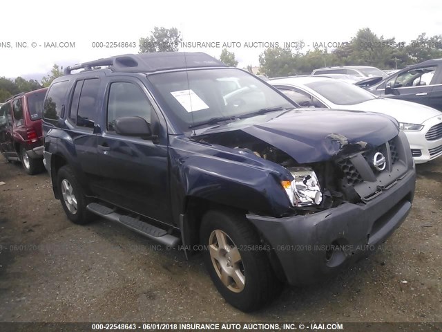 5N1AN08W57C515126 - 2007 NISSAN XTERRA OFF ROAD/S/SE BLUE photo 1