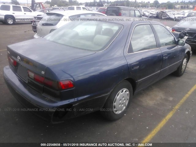 4T1BG22K3XU525826 - 1999 TOYOTA CAMRY CE/LE/XLE 蓝色 照片 4
