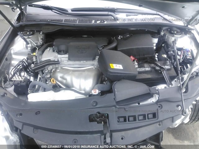 4T1BF1FK6HU697440 - 2017 TOYOTA CAMRY LE/XLE/SE/XSE GRAY photo 10