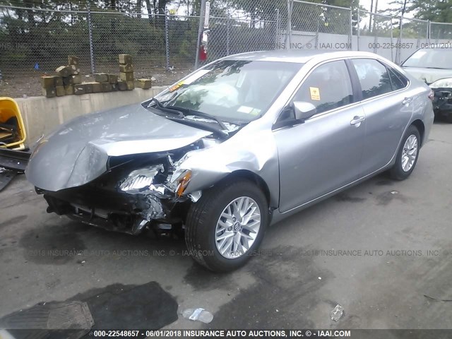 4T1BF1FK6HU697440 - 2017 TOYOTA CAMRY LE/XLE/SE/XSE GRAY photo 2