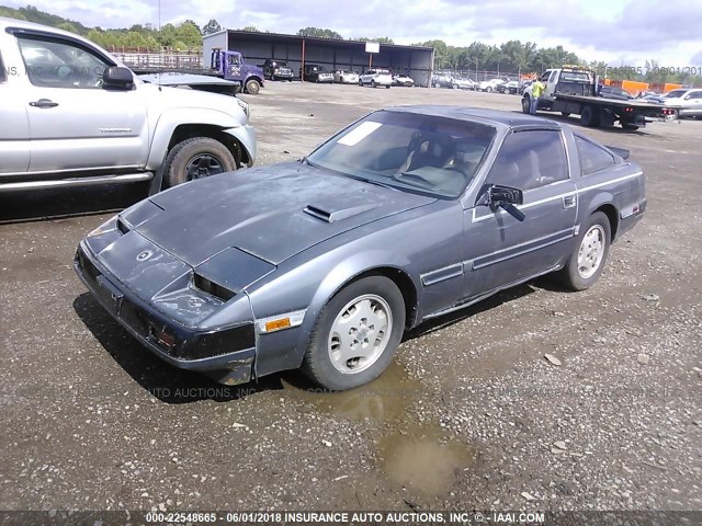 JN1CZ14S1EX012535 - 1984 DATSUN 300ZX GRAY photo 2