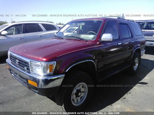JT3VN39W5S0209306 - 1995 TOYOTA 4RUNNER VN39 SR5 栗色 照片 2
