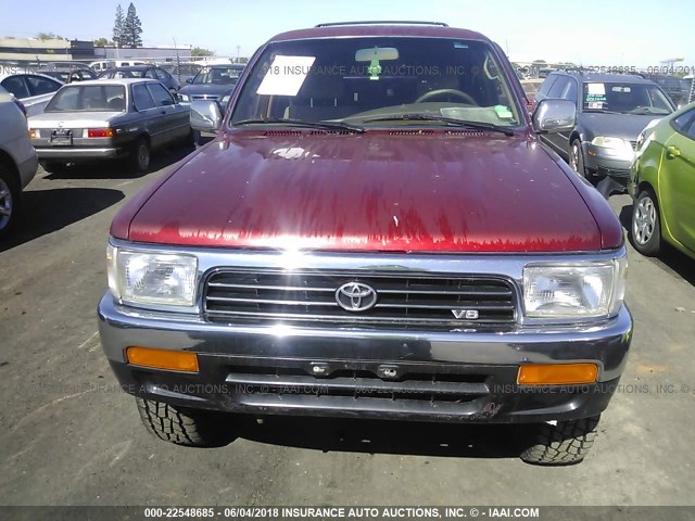 JT3VN39W5S0209306 - 1995 TOYOTA 4RUNNER VN39 SR5 栗色 照片 6