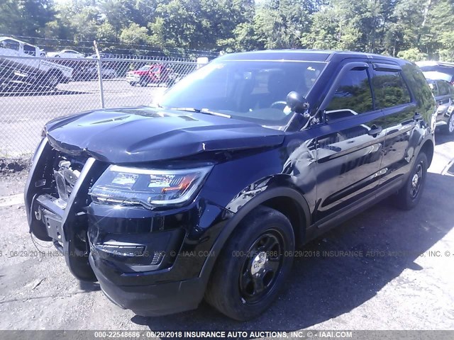 1FM5K8AR0HGC25769 - 2017 FORD EXPLORER POLICE INTERCEPTOR BLACK photo 2