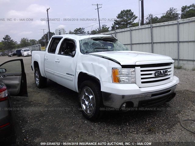 3GTEC23J99G109806 - 2009 GMC SIERRA C1500 SLE WHITE photo 1