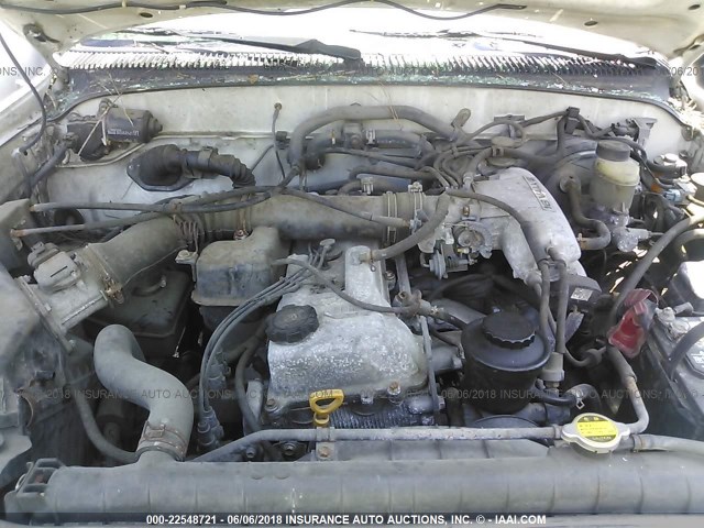 4TAWM72NXXZ411617 - 1999 TOYOTA TACOMA XTRACAB WHITE photo 10