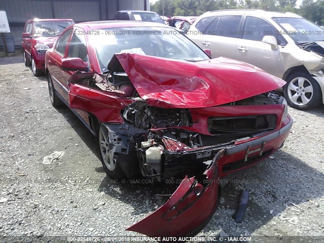 YV1RS61R212045006 - 2001 VOLVO S60 RED photo 6