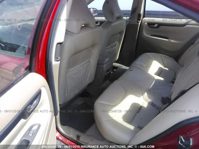 YV1RS61R212045006 - 2001 VOLVO S60 Красный фото 8