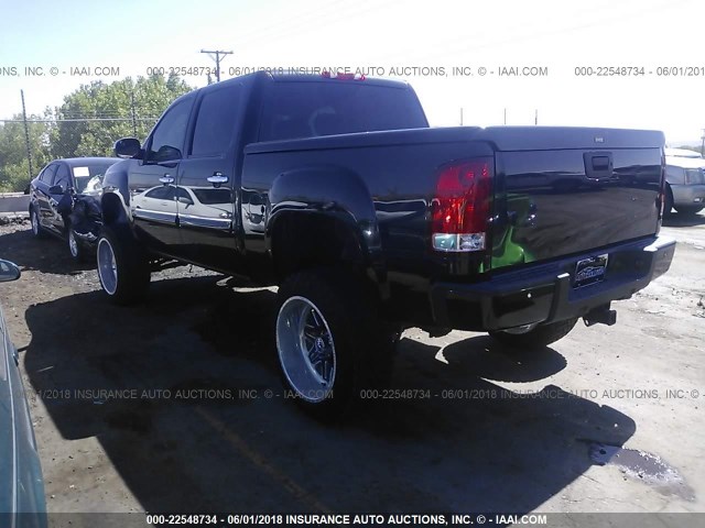 3GTRKWE33AG148826 - 2010 GMC SIERRA K1500 SLT BLACK photo 3