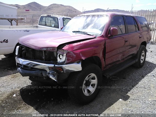 JT3HN86R6W0144495 - 1998 TOYOTA 4RUNNER SR5 BURGUNDY photo 2