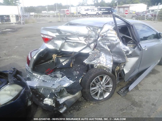 4T1BF1FK1GU568827 - 2016 TOYOTA CAMRY LE/XLE/SE/XSE SILVER photo 6