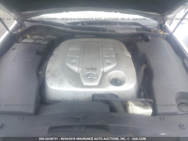 JTHCH96S460016549 - 2006 LEXUS GS GENERATION 200 300 SILVER photo 10