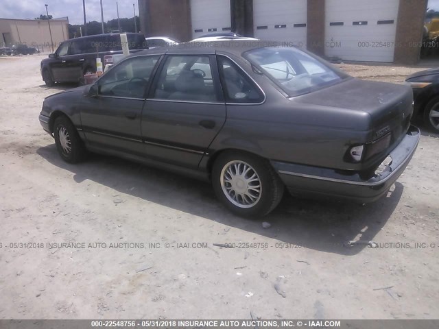 1FABP52U8KA292825 - 1989 FORD TAURUS GL GRAY photo 3