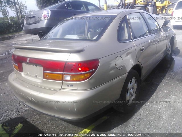 1G8JW52R1YY678405 - 2000 SATURN LS2 GOLD photo 4