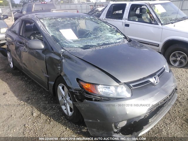2HGFG12918H573943 - 2008 HONDA CIVIC EXL ნაცრისფერი ფოტო 1
