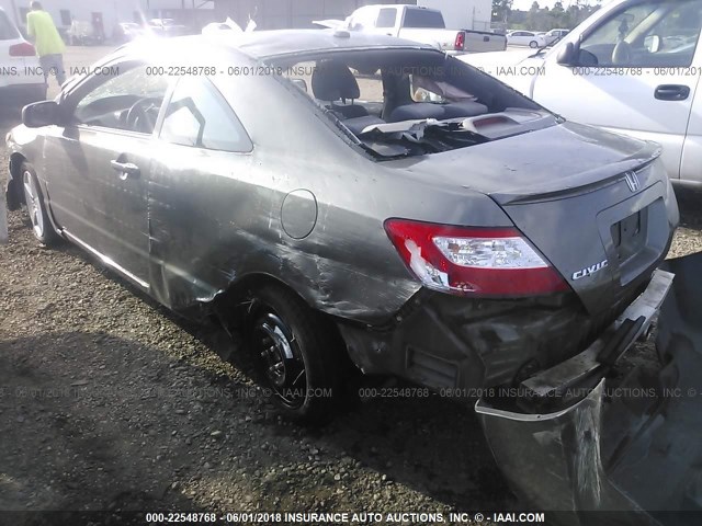 2HGFG12918H573943 - 2008 HONDA CIVIC EXL ნაცრისფერი ფოტო 3
