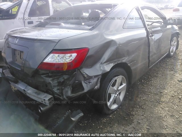 2HGFG12918H573943 - 2008 HONDA CIVIC EXL ნაცრისფერი ფოტო 4