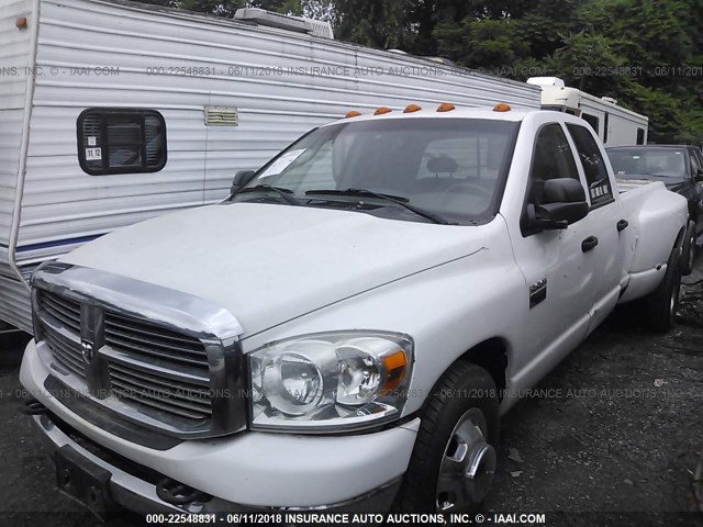 3D7ML48A68G205929 - 2008 DODGE RAM 3500 ST/SLT WHITE photo 2