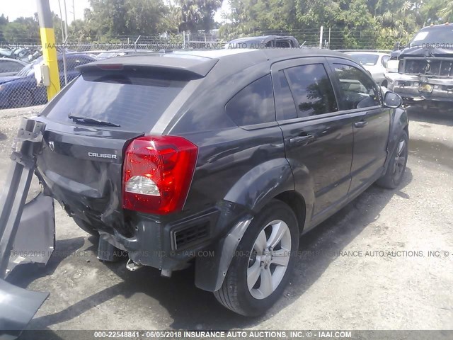 1B3CB3HA9BD124979 - 2011 DODGE CALIBER MAINSTREET BLACK photo 4