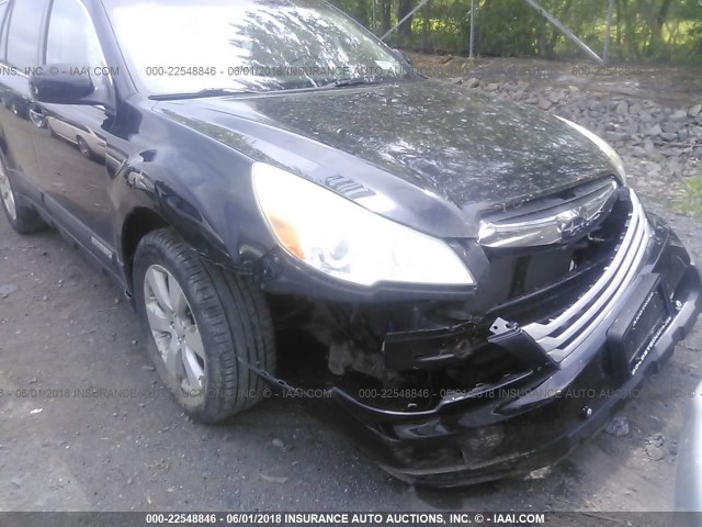 4S4BRBHC4A3356245 - 2010 SUBARU OUTBACK 2.5I PREMIUM BLACK photo 6