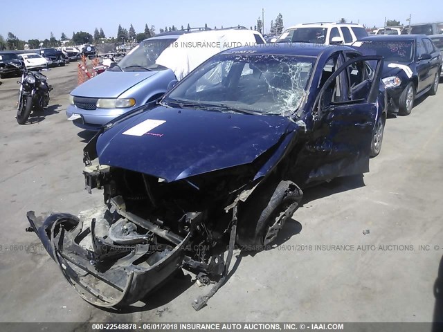 KMHDU4AD7AU923788 - 2010 HYUNDAI ELANTRA BLUE/GLS/SE BLUE photo 2