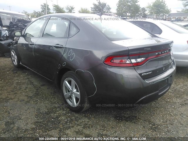 1C3CDFBA3GD604644 - 2016 DODGE DART SXT GRAY photo 3