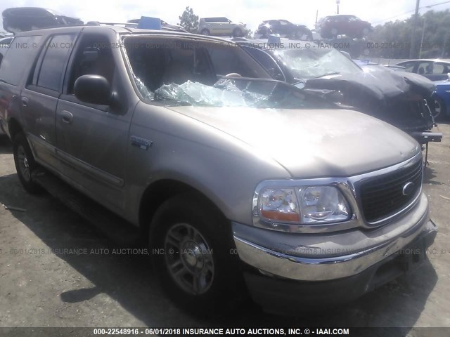 1FMRU15L11LA21522 - 2001 FORD EXPEDITION XLT 棕色 照片 1