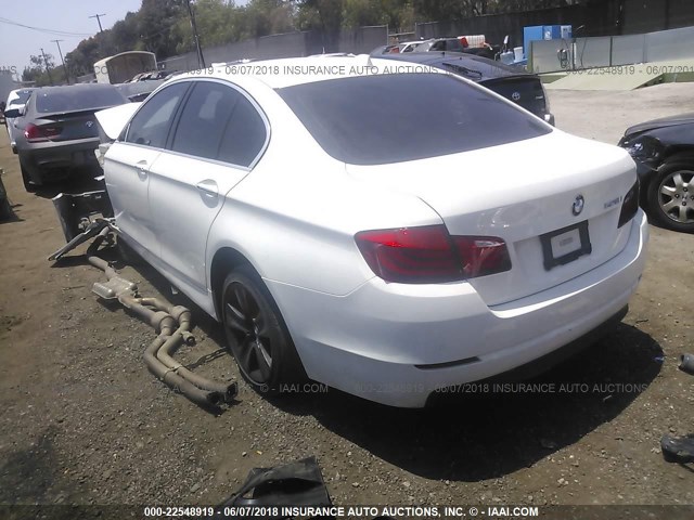 WBAFR1C52BC742539 - 2011 BMW 528 I WHITE photo 3