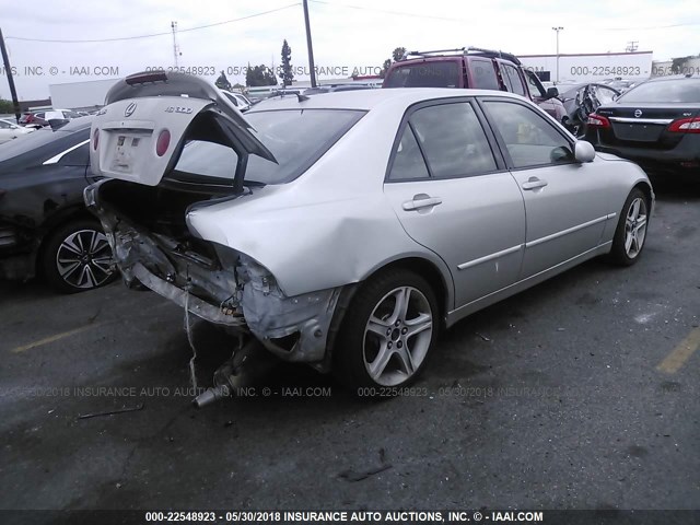 JTHBD192130066566 - 2003 LEXUS IS 300 TAN photo 4