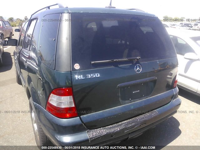 4JGAB57E63A420868 - 2003 MERCEDES-BENZ ML 350 GREEN photo 3