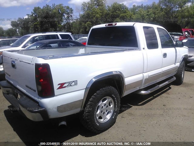 2GCEK19T531214347 - 2003 CHEVROLET SILVERADO K1500 WHITE photo 4