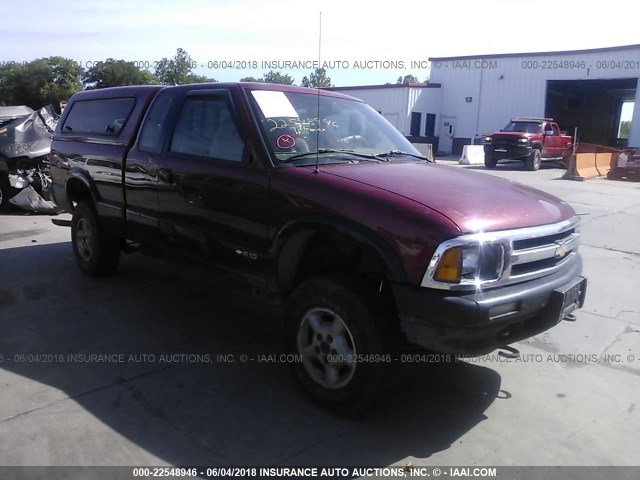 1GCDT19Z9R8137596 - 1994 CHEVROLET S TRUCK S10 RED photo 1