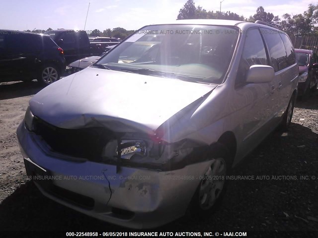 5FNRL18763B092842 - 2003 HONDA ODYSSEY EXL SILVER photo 2